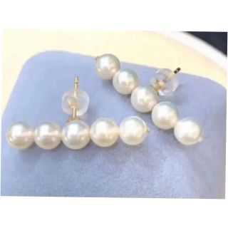淡水真珠　ホワイトパール  18kピアス(ピアス)