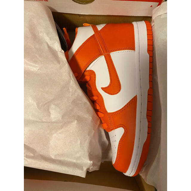 NIKE GS DUNK HIGH ORANGE BLAZE 24.5CM靴/シューズ