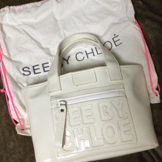 シーバイクロエ(SEE BY CHLOE)のトレンド♪PVCトートバック　See By  Chloe(トートバッグ)