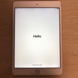 アップル(Apple)のiPad mini3     画面割れ品(タブレット)