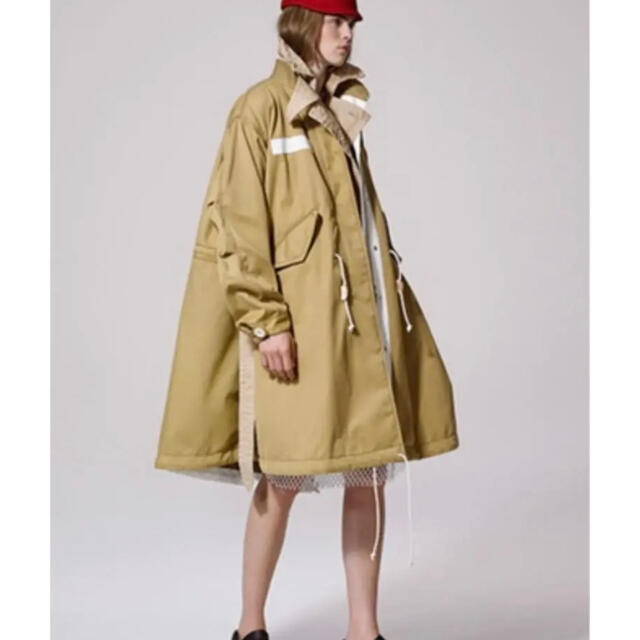 最終価格 sacai サカイ コート coat ネイビー 1ネイビー素材