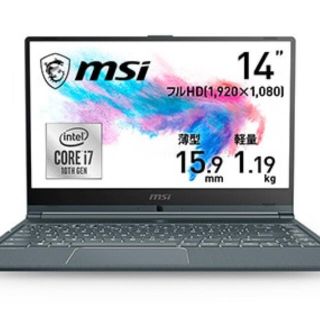 Corei7 8GB SSD512GB　Modern14-A10M-477JP(ノートPC)