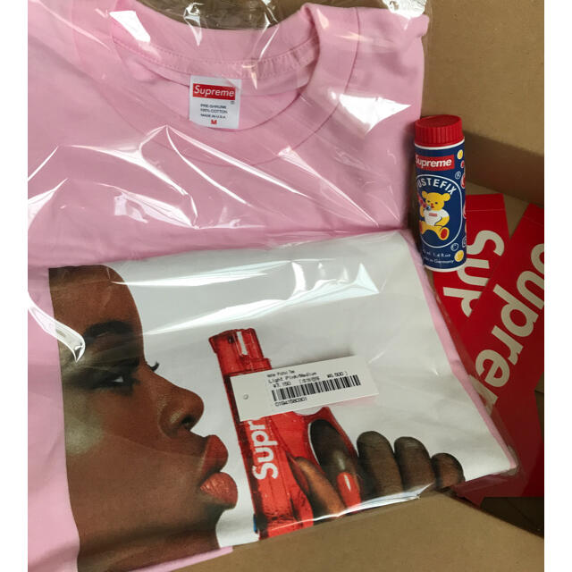 supreme water pistol tee Mサイズ pink