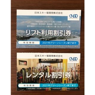 日本駐車場開発  ロープウェイ半額割引券(スキー場)