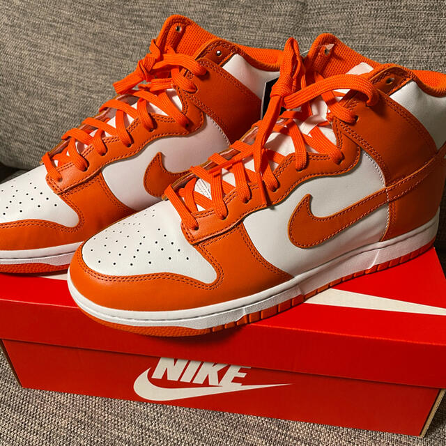 【27.5cm】NIKE DUNK HI RETRO ORANGE BLAZE