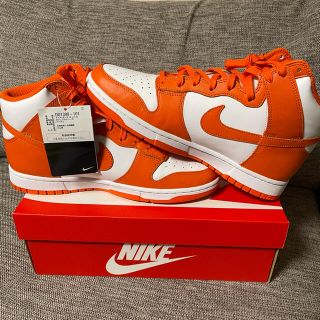 ナイキ(NIKE)の【27.5cm】NIKE DUNK HI RETRO ORANGE BLAZE(スニーカー)