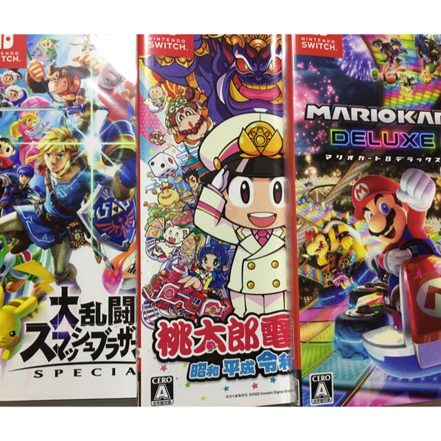 ケースを試してみた 大乱闘スマッシュブラザーズ、桃太郎電鉄、マリオ