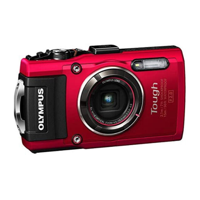 新品 OLYMPUS デジタルカメラ STYLUS TG-4 Tough レッド 【海外輸入