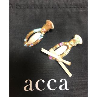 アッカ(acca)のacca ピン　イエロー系(ヘアピン)