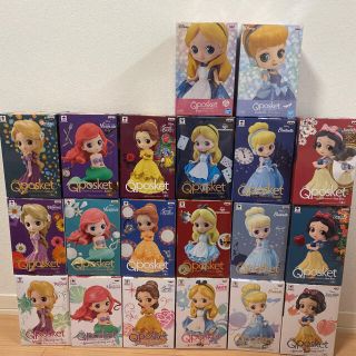 バンプレスト(BANPRESTO)のqposket ディズニープリンセス　20点　ノーマル　パステル　スペシャル(フィギュア)