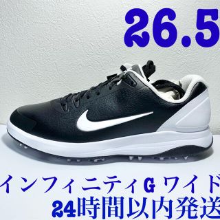 ナイキ(NIKE)のNIKE ナイキ インフィニティ（ワイド）G ゴルフシューズ ユニセックス 黒(その他)