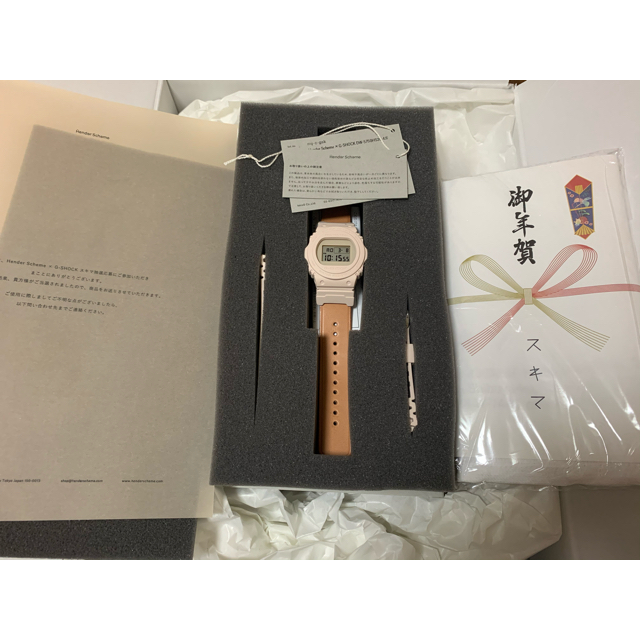 約2年時計【即日発送】Hender Scheme×G-SHOCK