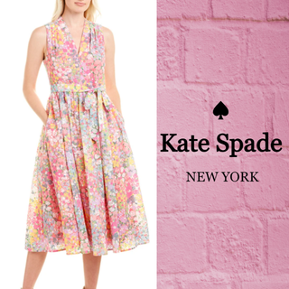 ケイトスペードニューヨーク(kate spade new york)の★SALE☆【kate spade】メインラインフローラルミディドレス(ひざ丈ワンピース)