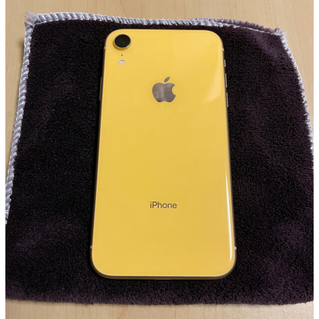 Apple(アップル)の【SIMフリー】iPhone XR 64GB イエロー AppleStore購入 スマホ/家電/カメラのスマートフォン/携帯電話(スマートフォン本体)の商品写真