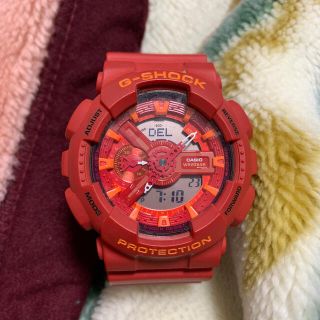 ジーショック(G-SHOCK)のG-SHOCK レッド　(腕時計(デジタル))