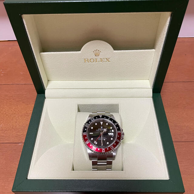 ROLEX(ロレックス)のROLEX GMT-MASTER II Ref.16710 D番 赤黒ベゼル メンズの時計(腕時計(アナログ))の商品写真