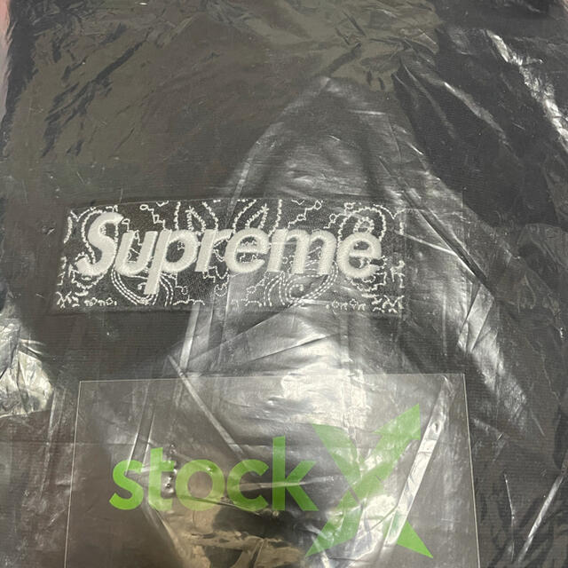 込Ｌサイズ　supreme バンダナボックスロゴパーカーメンズ