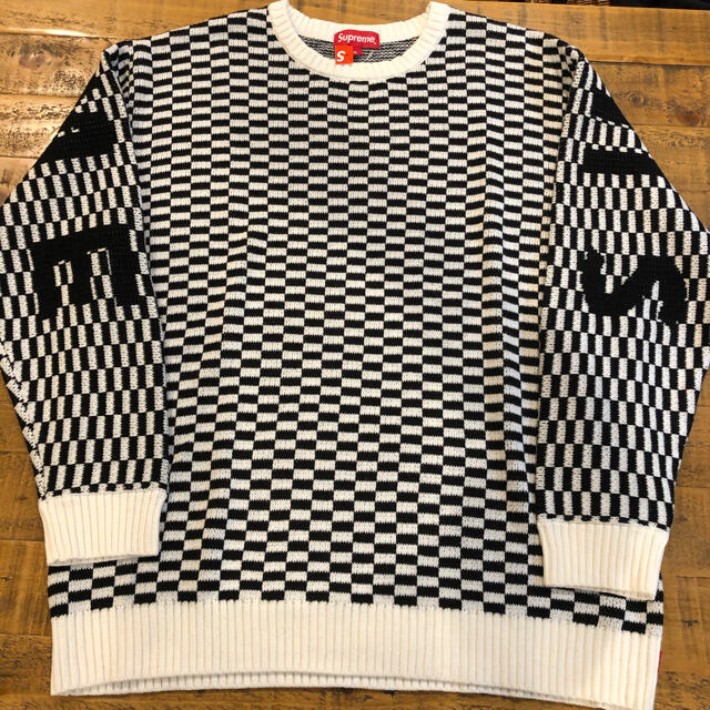 Supreme(シュプリーム)のsupreme back logo sweater XLサイズ メンズのトップス(ニット/セーター)の商品写真