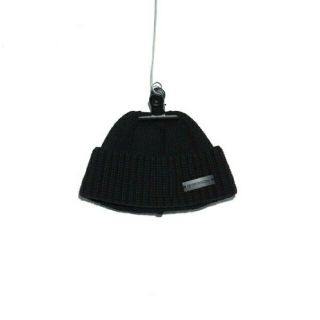 ピースマイナスワン(PEACEMINUSONE)のPMO KNIT CAP #5 BLACK 正規品peaceminusone(ニット帽/ビーニー)