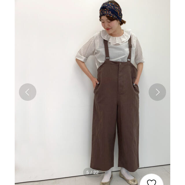 シャンブルドゥシャーム malle 山仕事の吊りパンツ　サロペット　パンツ　春夏