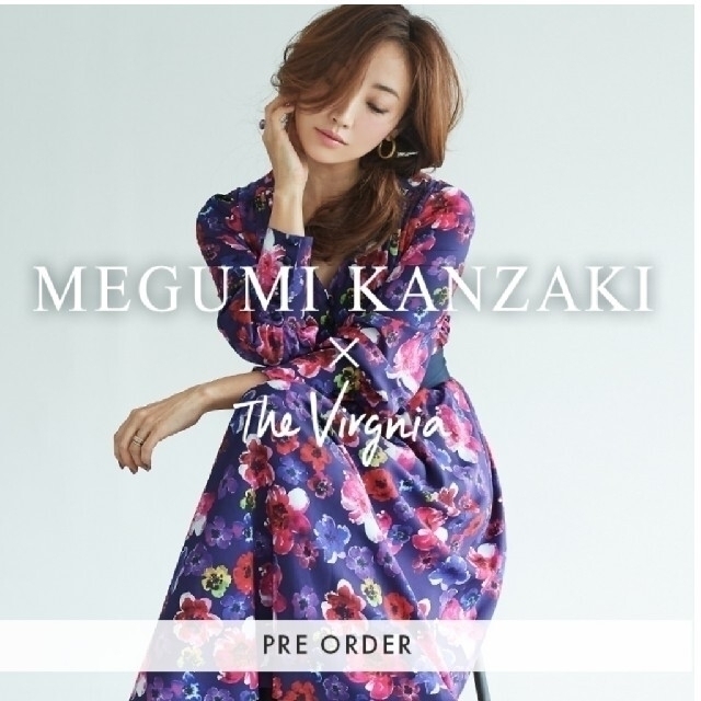The Virgnia - The Virgnia 神崎恵×The Virgnia花柄マキシ The Virgnia - The Virgnia 神崎恵×The Virgnia花柄マキシ