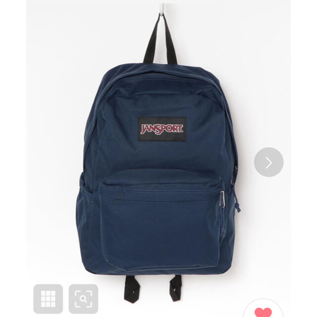 JANSPORT(ジャンスポーツ)のJANSPORT リュック　ネイビー メンズのバッグ(バッグパック/リュック)の商品写真