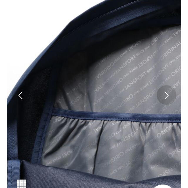 JANSPORT(ジャンスポーツ)のJANSPORT リュック　ネイビー メンズのバッグ(バッグパック/リュック)の商品写真