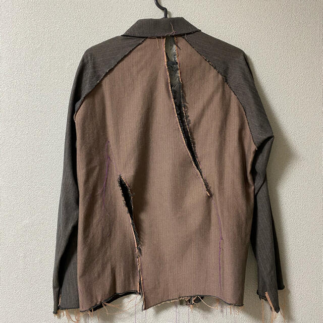 Yohji Yamamoto(ヨウジヤマモト)の【超美品】sulvam 19ss カットオフジップブルゾン メンズのジャケット/アウター(ブルゾン)の商品写真