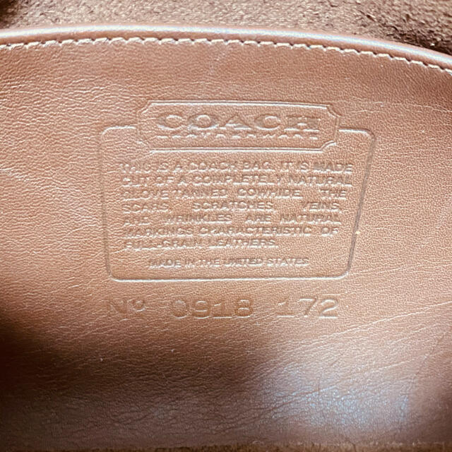 ✴︎レア美品 オールドコーチ USA製✴︎ショルダーバッグ COACH