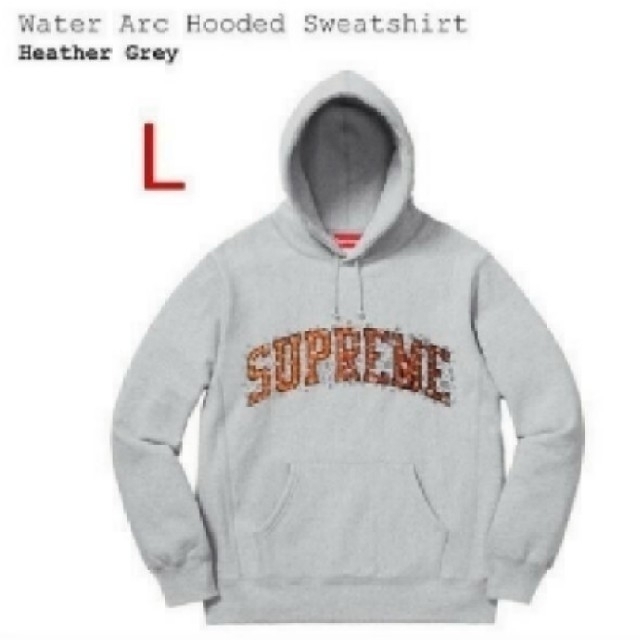 L★18aw★Water Arc Hooded Sweatshirt