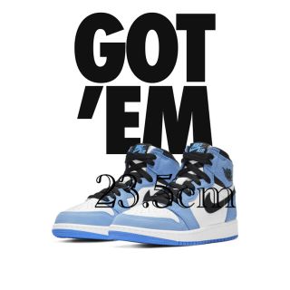 ナイキ(NIKE)のNIKE AIR JORDAN1 University Blue 23.5cm(スニーカー)