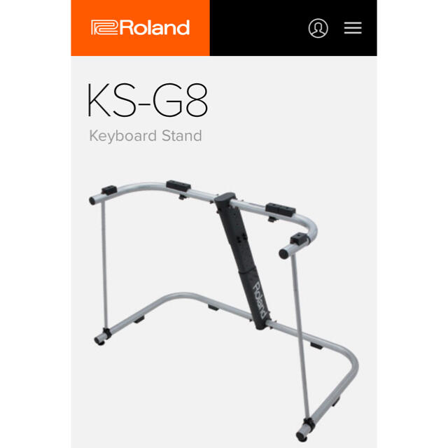 新入荷　Roland　64.0%OFF　スタンド　KS-G8