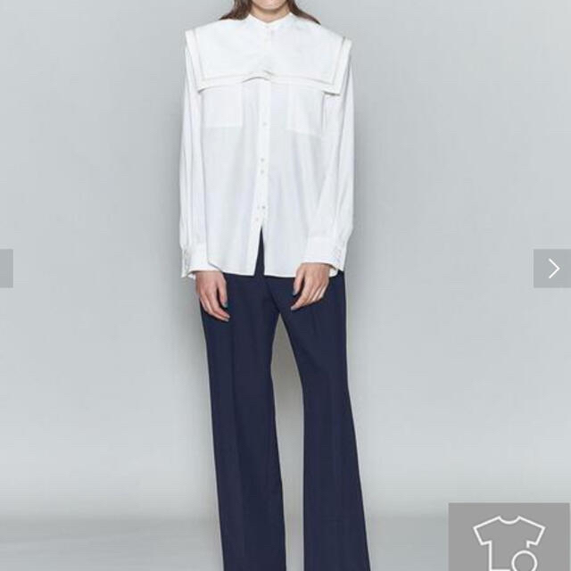 BEAUTY&YOUTH UNITED ARROWS(ビューティアンドユースユナイテッドアローズ)の【チョビさま用】COTTON SAILOR COLLAR BLOUSE  レディースのトップス(シャツ/ブラウス(長袖/七分))の商品写真