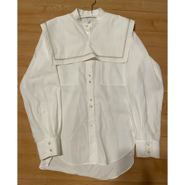 BEAUTY&YOUTH UNITED ARROWS(ビューティアンドユースユナイテッドアローズ)の【チョビさま用】COTTON SAILOR COLLAR BLOUSE  レディースのトップス(シャツ/ブラウス(長袖/七分))の商品写真