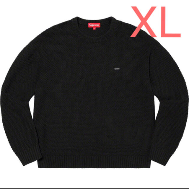 ニット/セーターSUPREME 20AW Textured Small Box Sweater