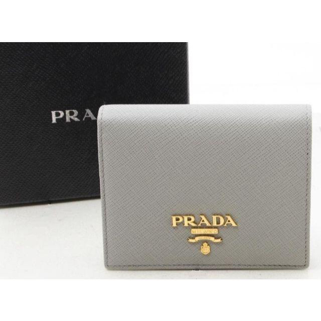 PRADA プラダ 二つ折り財布 1MV204 未使用品