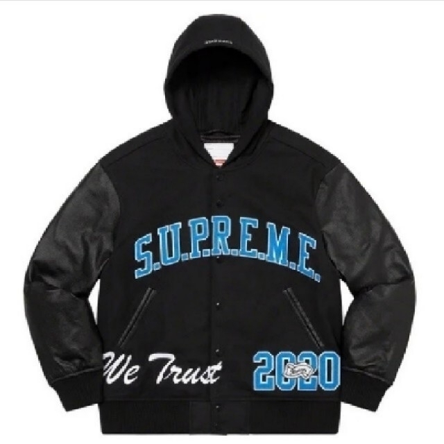 Supreme - L★King Hooded Varsity Jacket