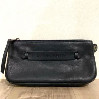 ロンシャン(LONGCHAMP)のロンシャン　レザーポーチ(ポーチ)