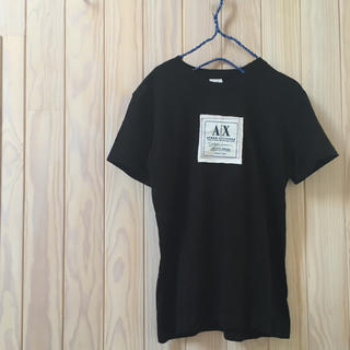 アルマーニエクスチェンジ(ARMANI EXCHANGE)の新品タグ付き☆A/X 黒T  Sサイズ(Tシャツ(半袖/袖なし))