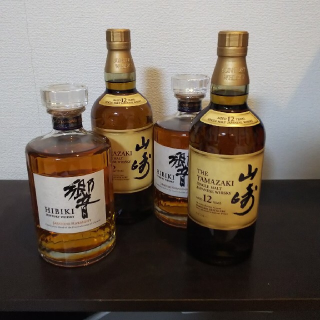 【税込】 サントリー 各２本 山崎12年と響japanese - ウイスキー