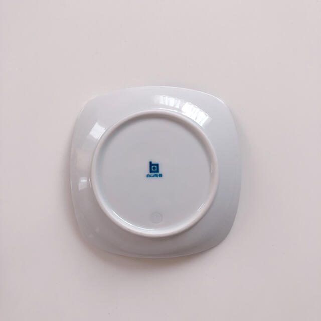 白山陶器(ハクサントウキ)の白山陶器　重ね縞　小皿4枚セット インテリア/住まい/日用品のキッチン/食器(食器)の商品写真