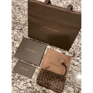 ボッテガヴェネタ(Bottega Veneta)の美品✴︎ボッテガべネタ 本革 レザー キーリング コインケース 小銭入れ(コインケース/小銭入れ)