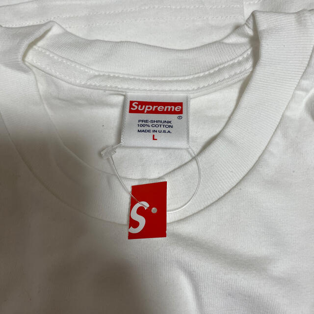 【新品】Supreme CrossBoxLogo Tee クロスボックスロゴ 白