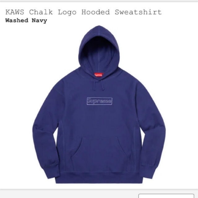 Supreme(シュプリーム)の最安値 KAWS chalk logo Hooded Sweatshirt メンズのトップス(パーカー)の商品写真