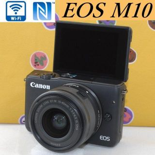 キヤノン(Canon)のWi-Fi＆簡単キレイに自撮り！タッチパネル♪★CANON EOS M10(デジタル一眼)