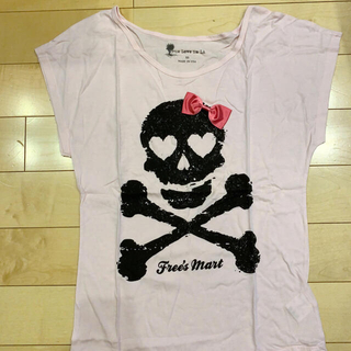 フリーズマート(FREE'S MART)のFREE’S　MART Tシャツ　新品未使用　ドクロ　リボン　親子コーデ(Tシャツ(半袖/袖なし))