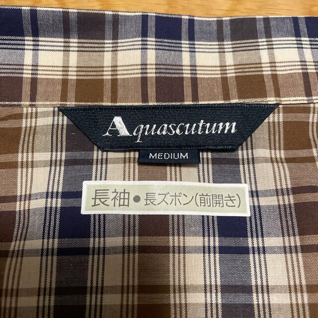 Aquascutum （アクアスキュータム）男性Mサイズ　パジャマ