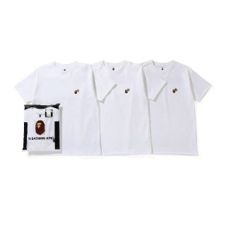 アベイシングエイプ(A BATHING APE)のLサイズ BAPE X READYMADE 3 PACK TEE(Tシャツ/カットソー(半袖/袖なし))