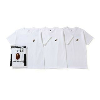 アベイシングエイプ(A BATHING APE)のXLサイズ BAPE X READYMADE 3 PACK TEE(Tシャツ/カットソー(半袖/袖なし))