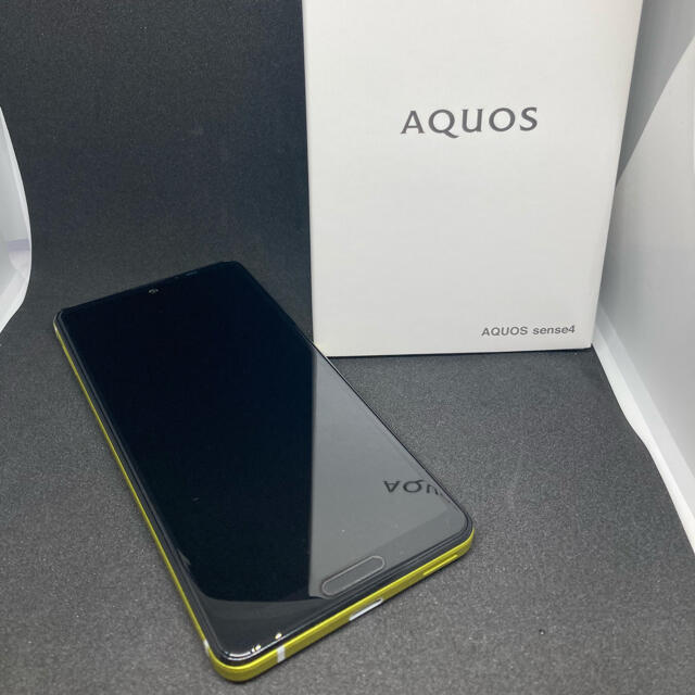 新品未開封AQUOS sense4 SH-41A 　イエロー　SIMフリー